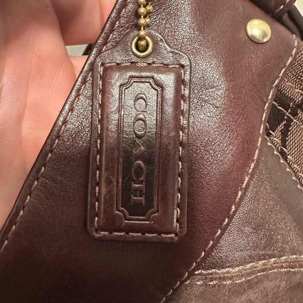 Coach Multi-Brown Patchwork Shoulder Bag Nº E0873… - image 12